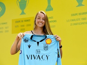 Professional soccer player Taylor Beitz, of Cornwall, has signed with FC Nantes for what will be her second season in France.Handout/Cornwall Standard-Freeholder/Postmedia Network