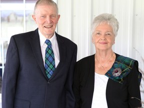 Handout/Cornwall Standard-Freeholder/Postmedia Network
The 2022 Glengarry Highland Games guests of honour, Jim (left) and Jean (nee MacInnes) Campbell, in this 2015 file photo provided by the games.