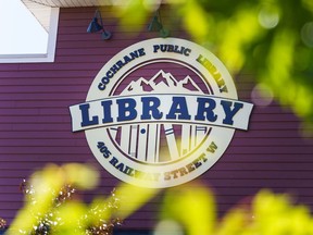 The Cochrane Public Library on Thursday, July 28, 2022.