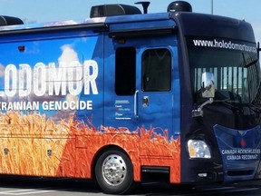 The Holodomor Mobile Classroom has toured Canada from British Columbia to Nova Scotia, raising awareness about the historic Ukrainian famine in 1932-33. Its next stop is Kingston East Community Centre on Monday, July 18.