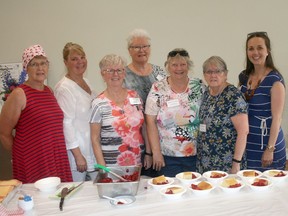 The newly-formed Good Neighbours of Bluewater recently launched, and held a Strawberry Social on June 30. Pictured from left are board members Dawne Erb, Helen Miller, Ruth Gingerich, Linda Hendrick, Sherrie Edwards, Phyllis Ramer and Heidi Klopp.