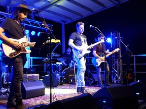Award-winning country music artist Jason Blaine entertains on the evening of the 2022 Jason Blaine Celebrity Charity Golf Classic held at the Pembroke Golf Club. Submitted photo