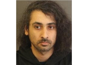 James Trevor Munroe, 31, of Sarnia, has been charged four counts of criminal harassment, three counts of uttering threats of death or bodily harm, two counts of extortion, two counts of obtaining sexual services for consideration, sexual assault and possessing child pornography. (Police supplied photo)
