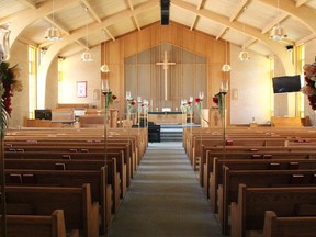 The last service at St. Paul's United Church in Sarnia was held June 26, church officials say.  (Tyler Kula/ The Observer)