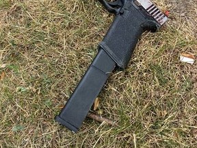 Sarnia police provided this photo of a loaded handgun discovered in Sarnia.