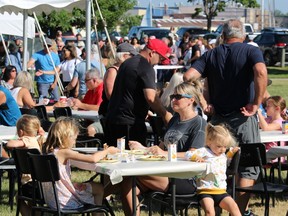 The Sarnia Rotary Club Mackinac Breakfast drew a crowd Saturday to Point Edward's Waterfront Park.