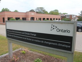 Ontario Ministry of Environment, Conservation and Parks office in Sarnia.