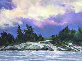 A new exhibition, Spirit Island, featuring the paintings of Cathy Boyd, has opened at Perivale Gallery on Manitoulin Island.