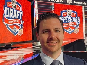 Steve Rachkowski, a graduate of St Benedict Catholic Secondary School and the Laurentian University Sports Administration program, is now Senior Manager for NHL Central Scouting. Supplied