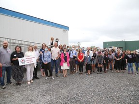 A ceremony and tour was held at the new safe consumption site located at Energy Court on July 21. The facility opened its doors to clients this week.