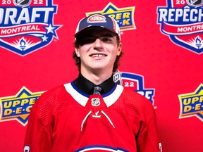 The Montreal Canadiens selected Owen Sound Attack forward Cedrick Guindon in the fourth round of the NHL Entry Draft this past Friday. Guindon was one of three Attack players taken in the draft. Natalie Shaver/OHL Images