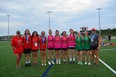 Several athletes and coaches from the Owen Sound North Stars girls' field lacrosse program represented the region well at the Ontario Summer Games in Mississauga this past weekend, including for N'Stars who are coming home with gold medals. From left to right: Lyndsay Brooks, Gillian Warren, Laine Nissen, Bree Wilkins, Cassidy Lowe, Brooklyn Doyle, Edyn Beyer, Aliyah Bonterre, Dani Strong, Katlyn Strong and Kelly Wilkins. Photo submitted.