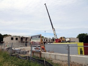 This 79-unit apartment building currently under construction at 28th Street West in Owen Sound had nearly $388,000 in development fees waived by the city as part of a broad exemption enacted in 2019 to help generate growth in the community's stock of rental housing. To date, the city has waived over $2.3 million in development charges as part of the program. Greg Cowan/The Sun Times