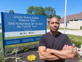 Steven Cook, curator of Uncle Tom's Cabin Historic Site, said changes being made to the historic site and road that it is located on is about putting the focus on Josiah Henson, a celebrated Black leader, rather than a fictional character.  Ellwood Shreve/Postmedia