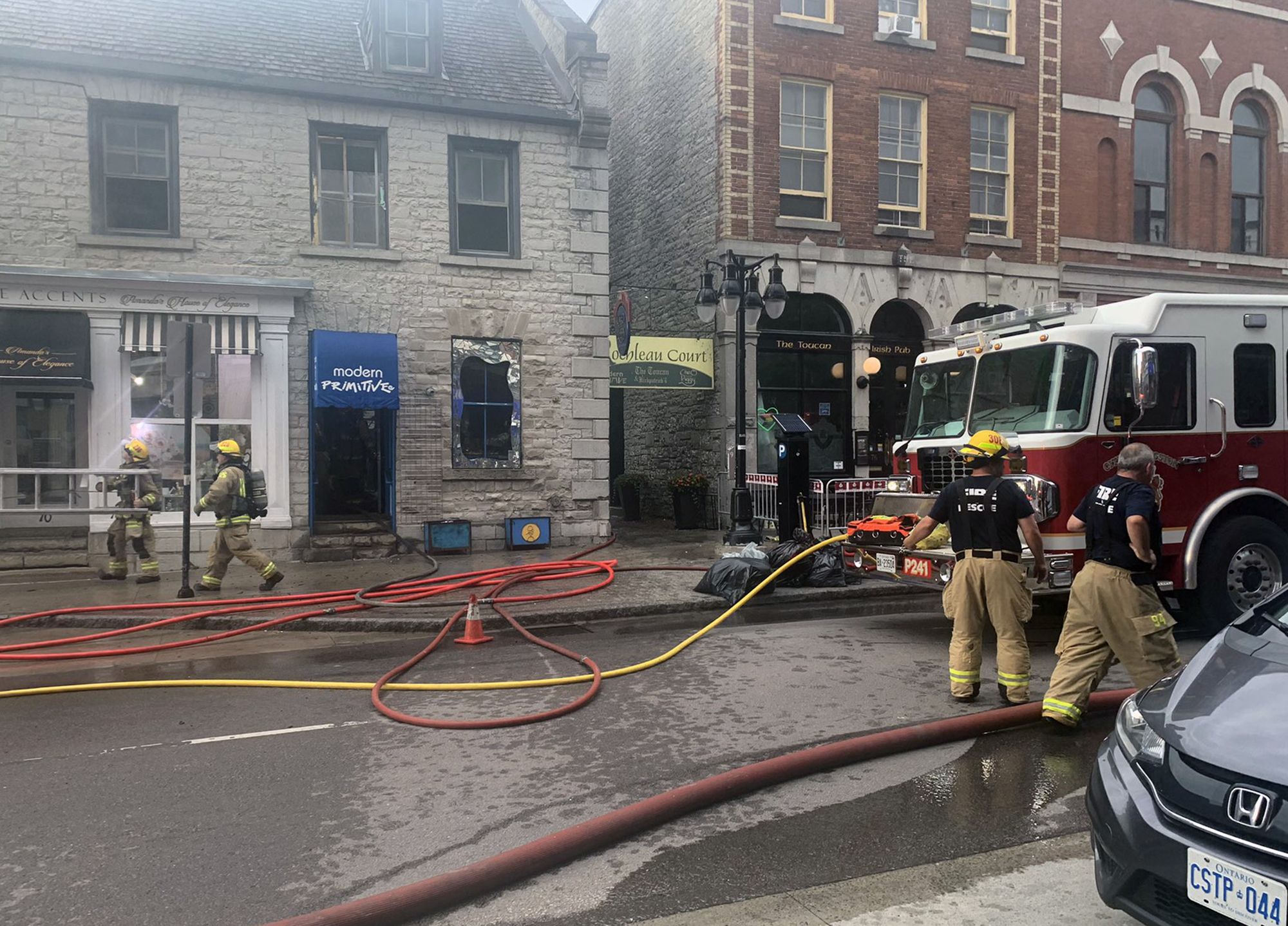 Fire At Downtown Store Deemed Arson Gananoque Reporter   0805 Ki Fire 