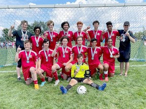 Players and staff from the Greater Sudbury Soccer Club Impact U17 boys team have enjoyed a strong second half to their summer season.