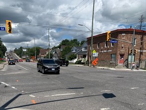 Motorists and pedestrians are being warned of three weeks of further traffic delays as reconstruction continues at the intersection of Jane and Front Streets and Algonquin Avenue.
