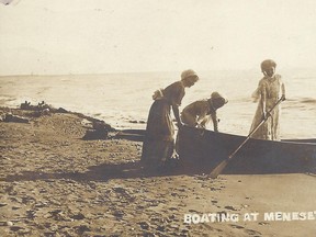 Boating at Menesetung Park. Courtesy of Larry Mohring