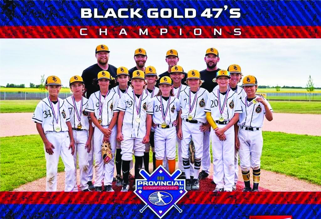 Black Gold 47's win U11 baseball provincials Leduc Representative