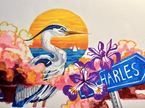Meaghan Claire Kehoe's design was selected for the Bayfield mural. Dan Rolph