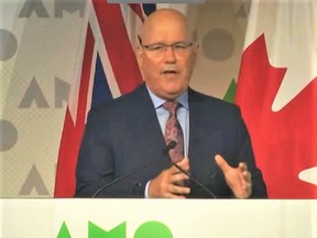 Ontario Minister of Municipal Affairs and Housing Steve Clark told delegates at the Association of Municipalities of Ontario annual conference in Ottawa Tuesday the province is working on a suite of new programs with municipalities to counter a housing crisis.