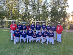 The Senior AA Parkland Twins will compete against the St. Albert Cardinals in the North Central Alberta Baseball League (NCABL) semi-finals on Saturday, Aug. 20, at Henry Singer Ball Park in Spruce Grove. Photo submitted.