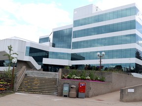 Exterior of Ronald A. Irwin Civic Centre on Thursday, Aug. 18, 2022 in Sault Ste. Marie, Ont. (BRIAN KELLY/THE SAULT STAR/POSTMEDIA NETWORK)