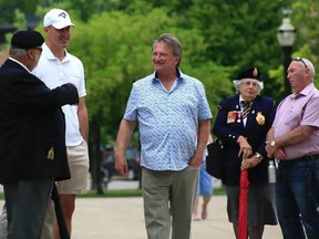 John Grace, centre, served as Goderich mayor from 2018 until his death in a boating incident on Aug. 9, 2022. Submitted photo