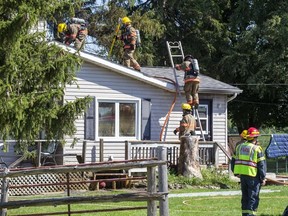 The fire is not considered suspicious, according to Lucan Biddulph fire chief Ron DeBrouwer. Derek Ruttan