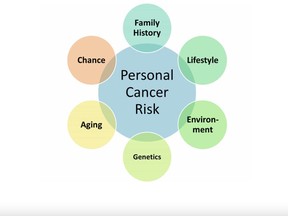 “Risk Factors” infographic from Alberta Health Services.