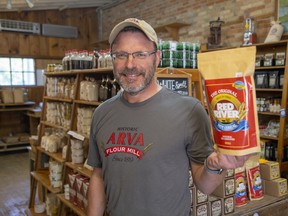 Mark Rinker, owner of the Arva Flour Mill, has acquired the rights to Red River Hot Cereal. Derek Ruttan/Postmedia
