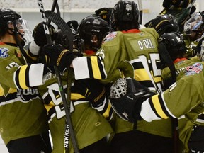 The Powassan Voodoos hope to have many scenes like this in the coming season.