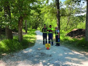 The Town of Pincher Creek's parks and recreation department has been repairing and improving the walking trails in Town.