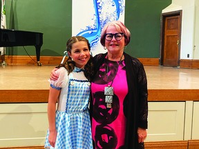 Elizabeth Shakeshaft, performing "Somewhere Over the Rainbow" and "Journey to the Past", won third place in the 12 and Under Musical Theatre: Up-Tempo category at the inaugural Canada West Performing Arts Festival in Saskatchewan, July 23. (supplied)