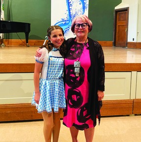 Elizabeth Shakeshaft, performing "Somewhere Over the Rainbow" and "Journey to the Past", won third place in the 12 and Under Musical Theatre: Up-Tempo category at the inaugural Canada West Performing Arts Festival in Saskatchewan, July 23. (supplied)