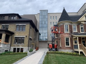 The new Albert Street Residence on Queen's University campus incorporates two houses on that street.