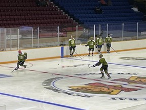 The Battalion are back on the ice and have high hopes, but their coach is taking it one game at a time.