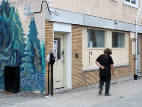 Safe Health Site Timmins, pictured here at 21 Cedar St. N., helped 200 people in July. During the same period, the site tracked 326 harm reduction visits. Harm reduction visits include providing sterile equipment and counselling on how to consume fewer substances, or how to consume more safely. Improving the quality of life for drug users also creates safer communities, advocates say. NICOLE STOFFMAN/THE DAILY PRESS