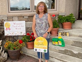 Francine Sorge was chosen as the winner of the Yard of the Week on August 25.