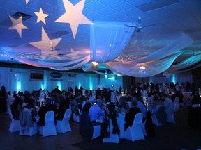 The Airdrie Health Foundation held their fourth annual Light up the Night black tie fundraising gala on Sat., Sept. 30, 2017 at the Town and Country Centre. All funds raised at the event go back directly to the foundation. (Zach Laing / Airdrie Echo / Postmedia Network)