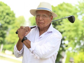 Golfer Lyle Riley of Walpole Island, Ont., has qualified for the 2022 Canada 55+ Games to be held Aug. 23-26 in Kamloops, B.C. Mark Malone/Chatham Daily News/Postmedia Network