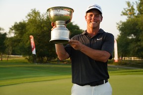 American Parker Coody shot a five-under 67 in Sunday's final round at the Manitoba Open and Southwood Golf and Country Club, winning the tournament by eight strokes after a four-round tally of 27-under par. PGA TOUR Canada / Jay Fawler