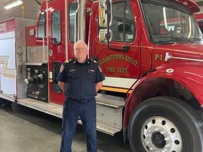 Elizabethtown-Kitley township's new deputy fire chief Greg Healy is shown here in this submitted photo.