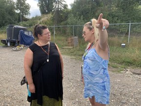 Marie-Josée Houle, who will lay out recommendations after her meetings with the unhoused, personally chatted with advocates in the community and people experiencing homelessness.