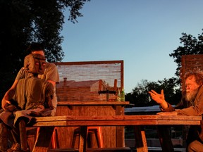 Driftwood Theatre cleverly used puppetry in its production of "King Henry Five" on Wolfe Island, critic Will Britton says. It was performed on a Wolfe Island pier as part of this year's Kick & Push Festival. Sierrah Zawacki/Submitted photo