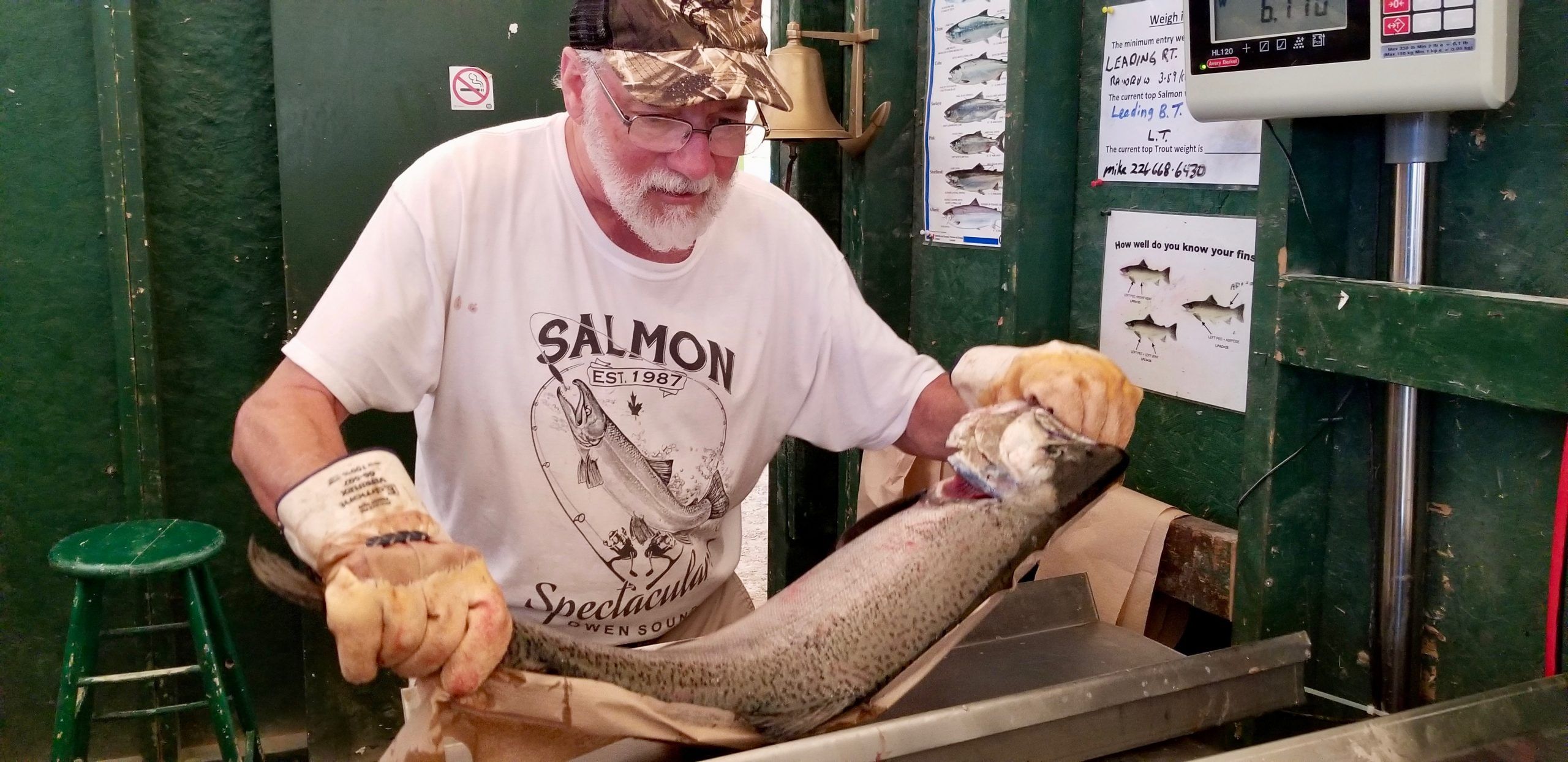 Man recounts catching leading salmon in derby so far Owen Sound Sun Times