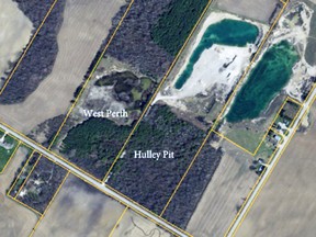 A 37-acre (15-hectare) gravel pit in the former Township of McKillop is owned by the Municipality of West Perth, which is currently weighing their options on its future.