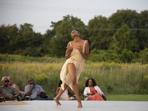 Kristen Foote performs during Flight: Prince Edward County's Festival of Contemporary Dance last year. The festival runs from Aug. 9 - 14 this year. MICHAEL LINDON