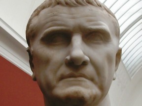 A bust of Marcus Licinius Crassus, ancient Rome's richest man.  CREATIVE COMMONS