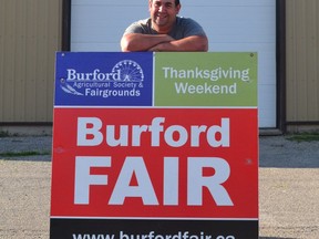Chris Howell, president of the Burford Agricultural Society and Fairgrounds, is looking forward to this year's Burford Fall Fair. This year's fair marks the 160th anniversary of the event which brings together the community and families over the Thanksgiving weekend. (Submitted photo)